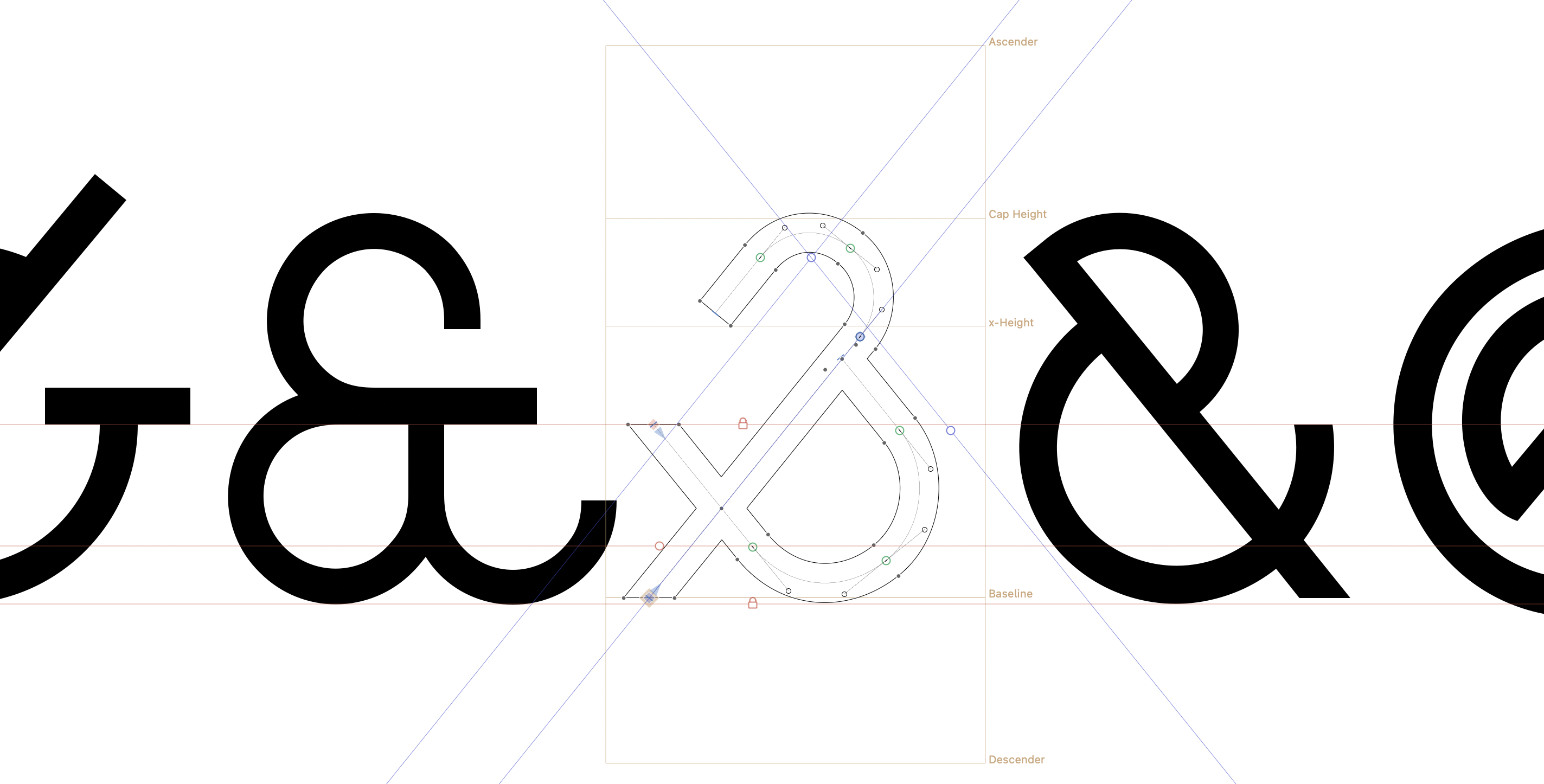 ampersand in glyphs
