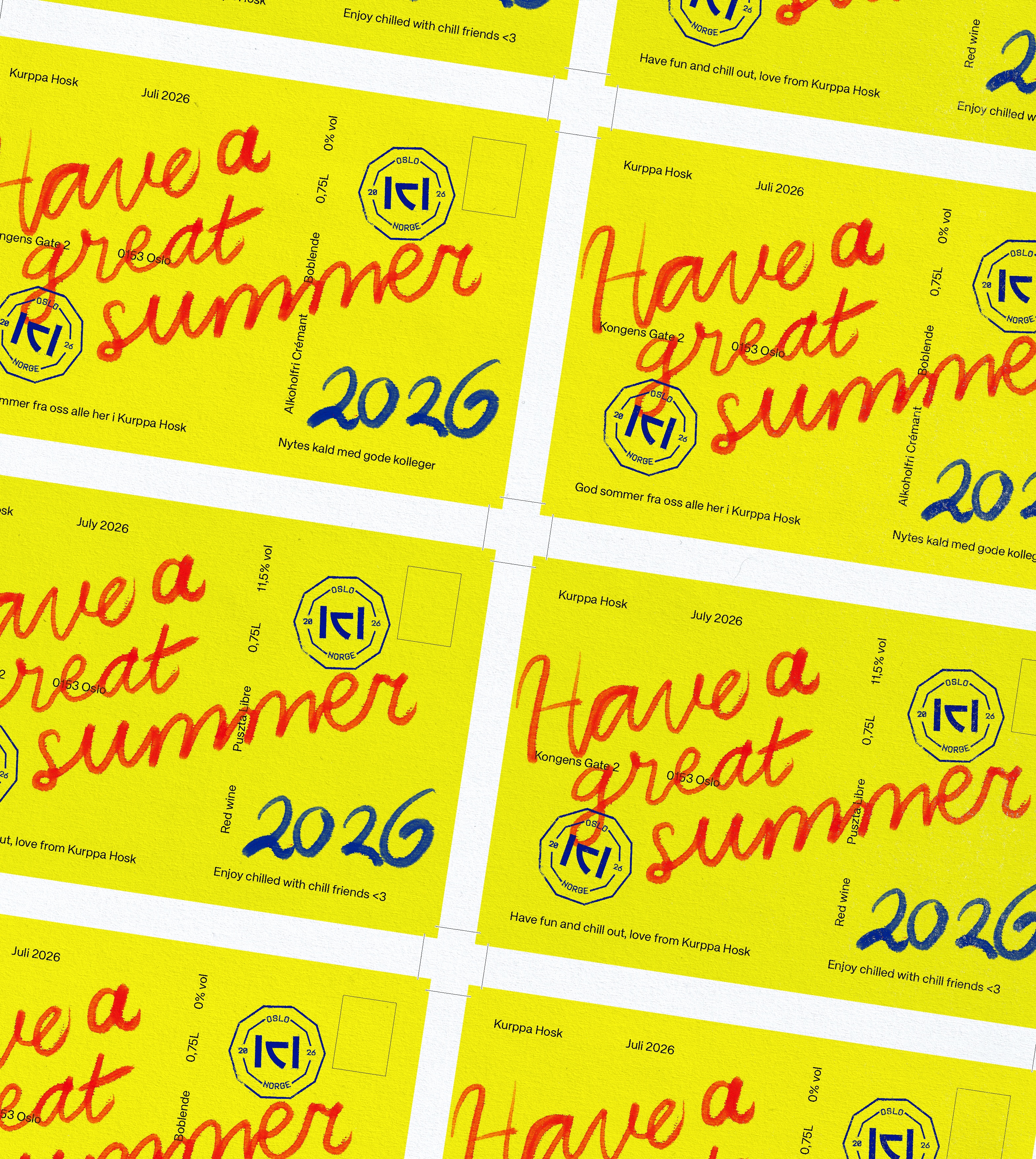Summer greetings