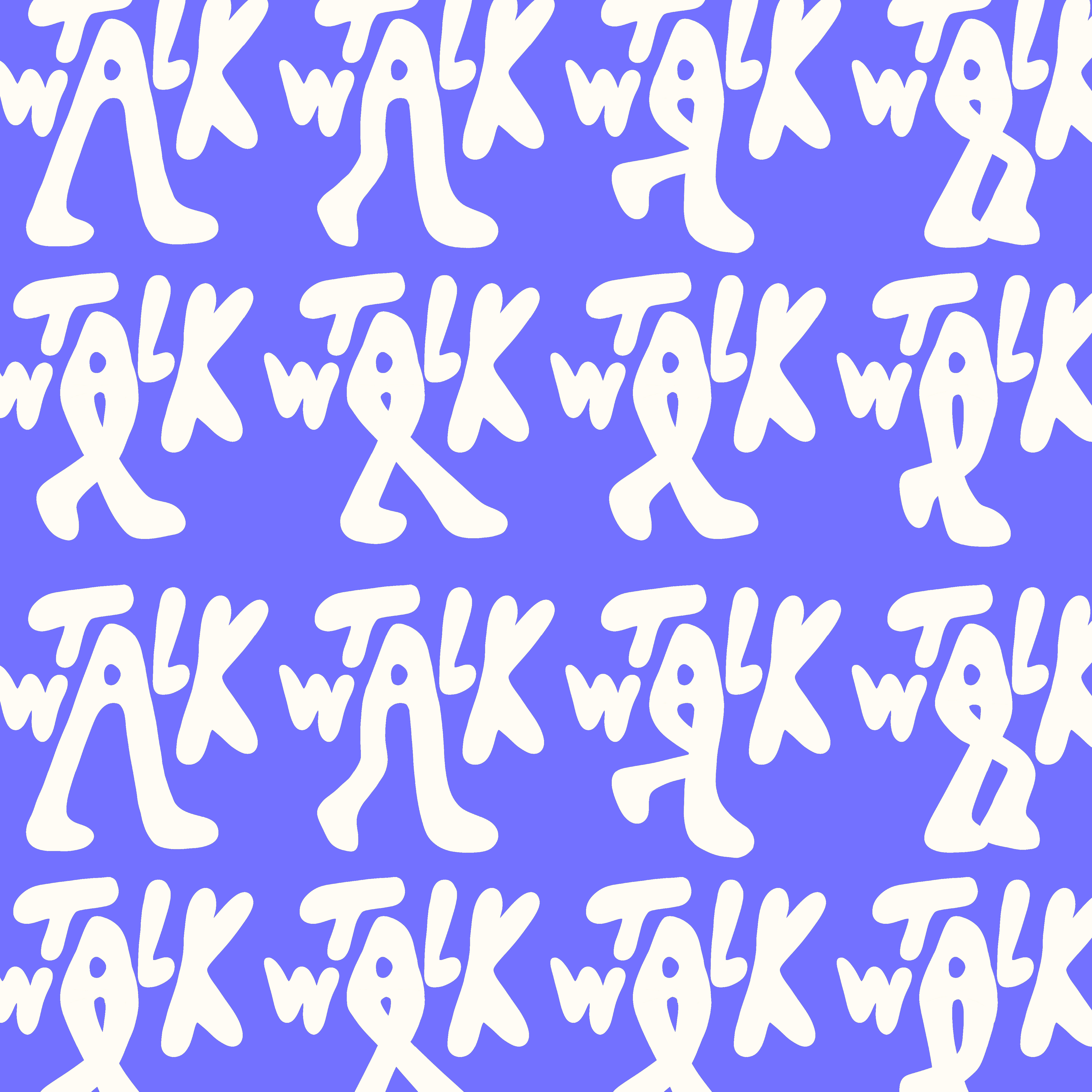 Walking logo